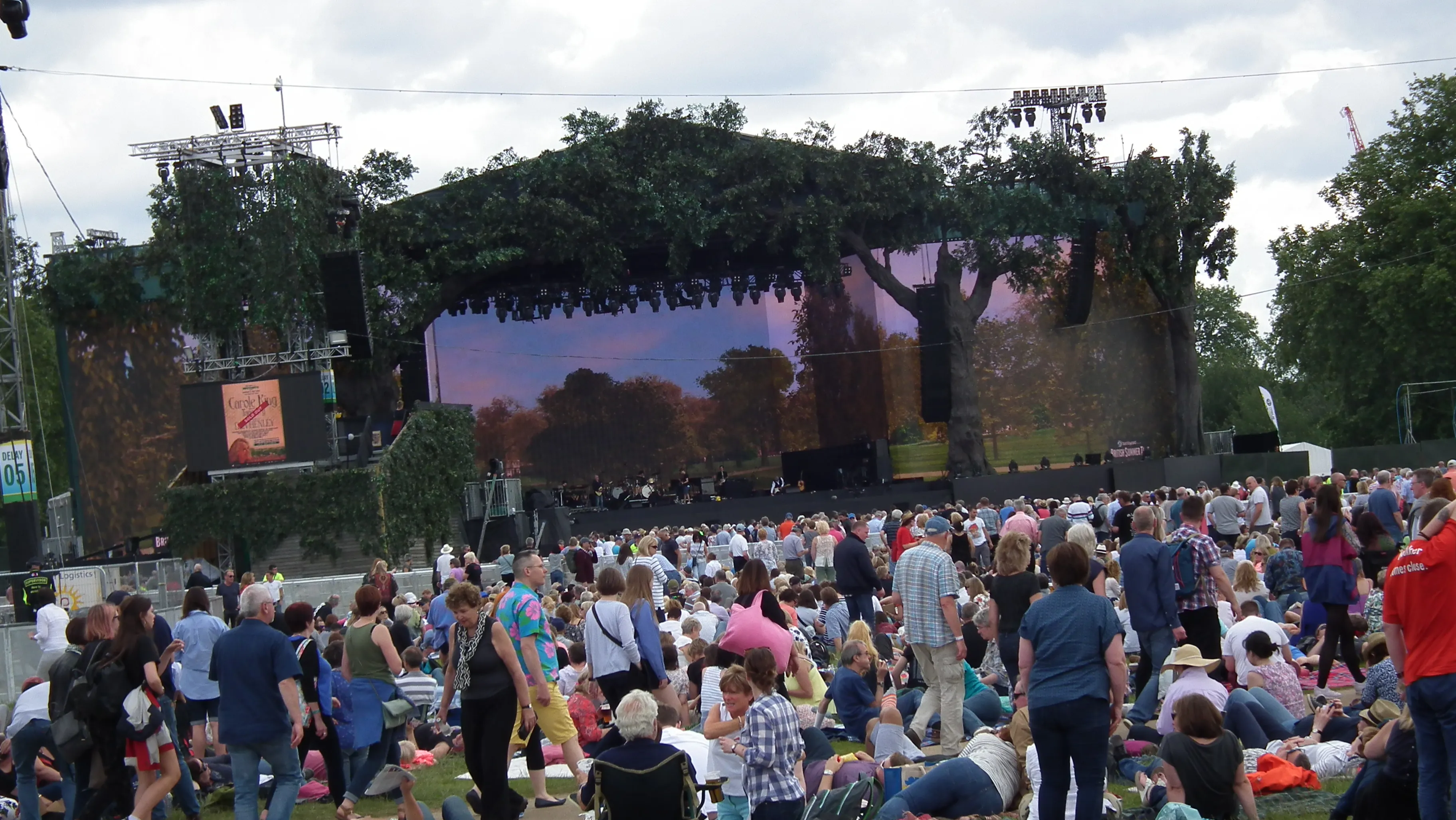 Carol King Concert Hyde Park 03 July 18