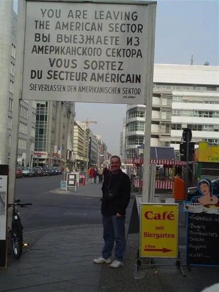Don at the west east german border berlin